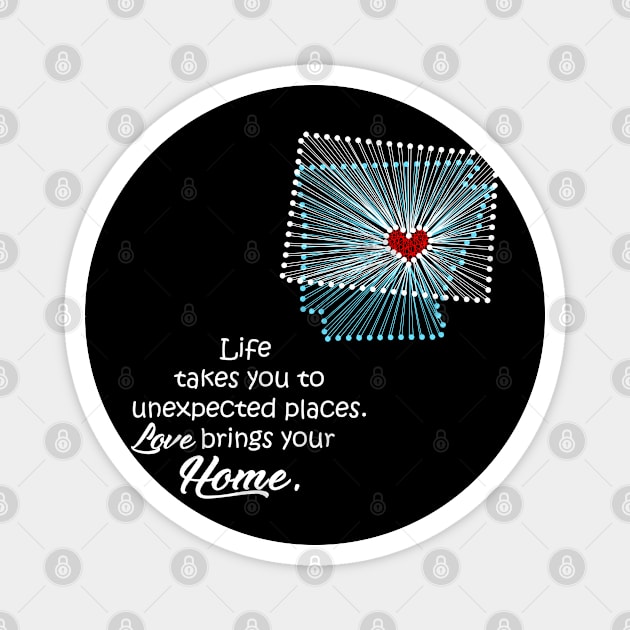 Life takes you to Colorado. Love brings your home Arkansas Magnet by LuLiLa Store